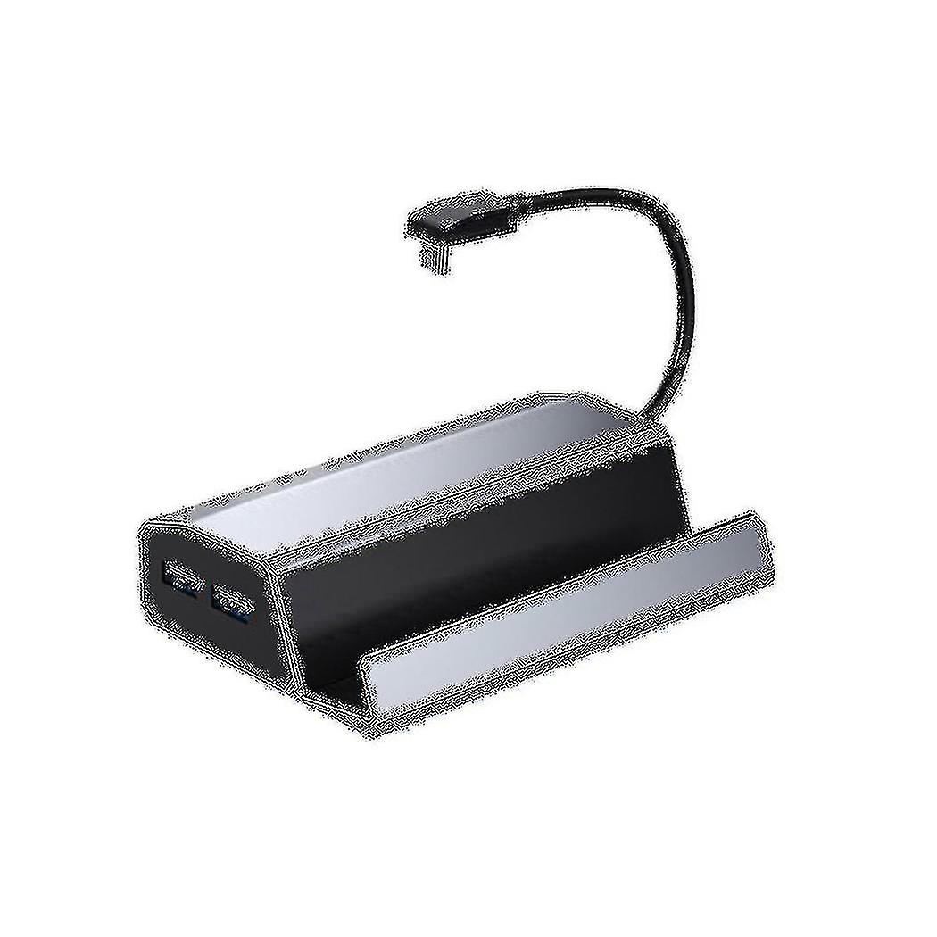 Docking Station Compatible For Deck, 6-in-1 Deck Dock With -compatible 2.0 4k@60hz, Gigabit Etherne