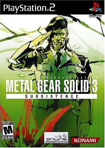 Metal Gear Solid 3 Subsistence (PS2) - PAL - New & Sealed