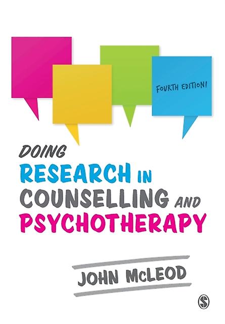 Doing Research In Counselling And Psychotherapy by McLeod & John University of Oslo & Norway Paperback Book