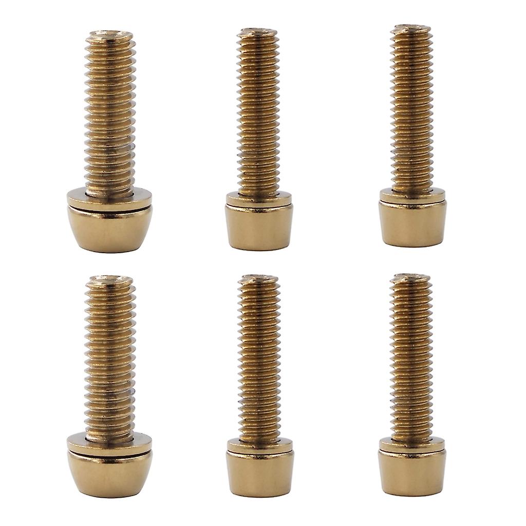 M5 / 6x20mm Bisiklet Gidon Vidaları Bisiklet Sapı Parçaları İçin Yol Bisikleti Kök Cıvataları