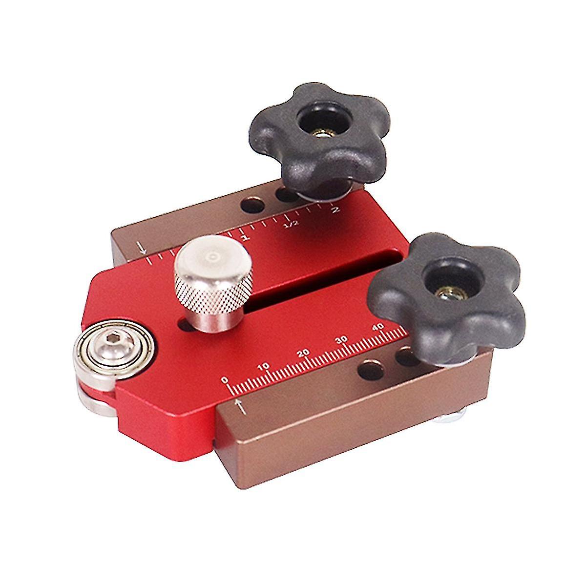 Thin Rip Jig Table Saw Jig Guide Tool For Repeat Narrow Strip Cuts With Adjustable Roller For 3/4in