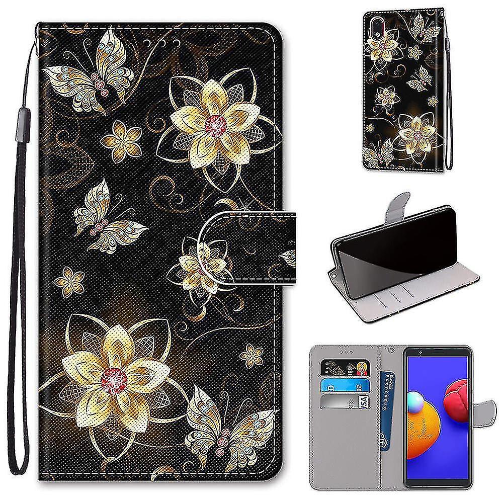 Compatible With Samsung Galaxy A01 Flower Butterfly Mobile Case