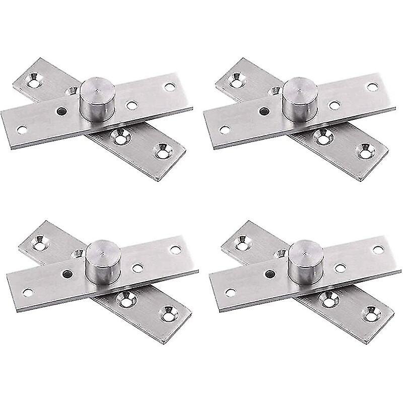 360 Degree Hidden Rotation Door Pivot Hinges 4 Pcs Pivot Hinge For Door Thickened Stainless Steel Hi