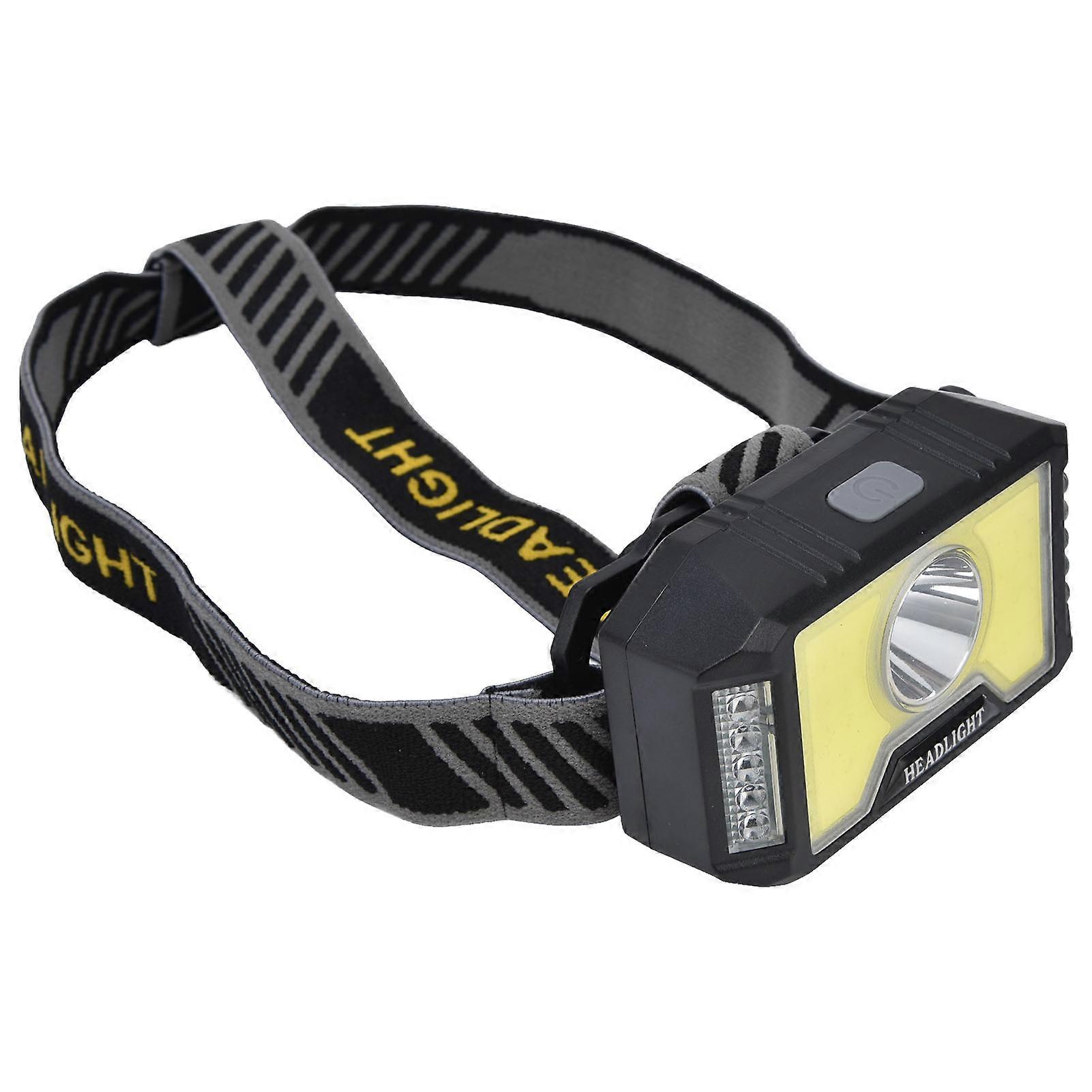 LED COB Headlight Multimode USB Charging Waterproof Head Flashlight for Outdoor Camping