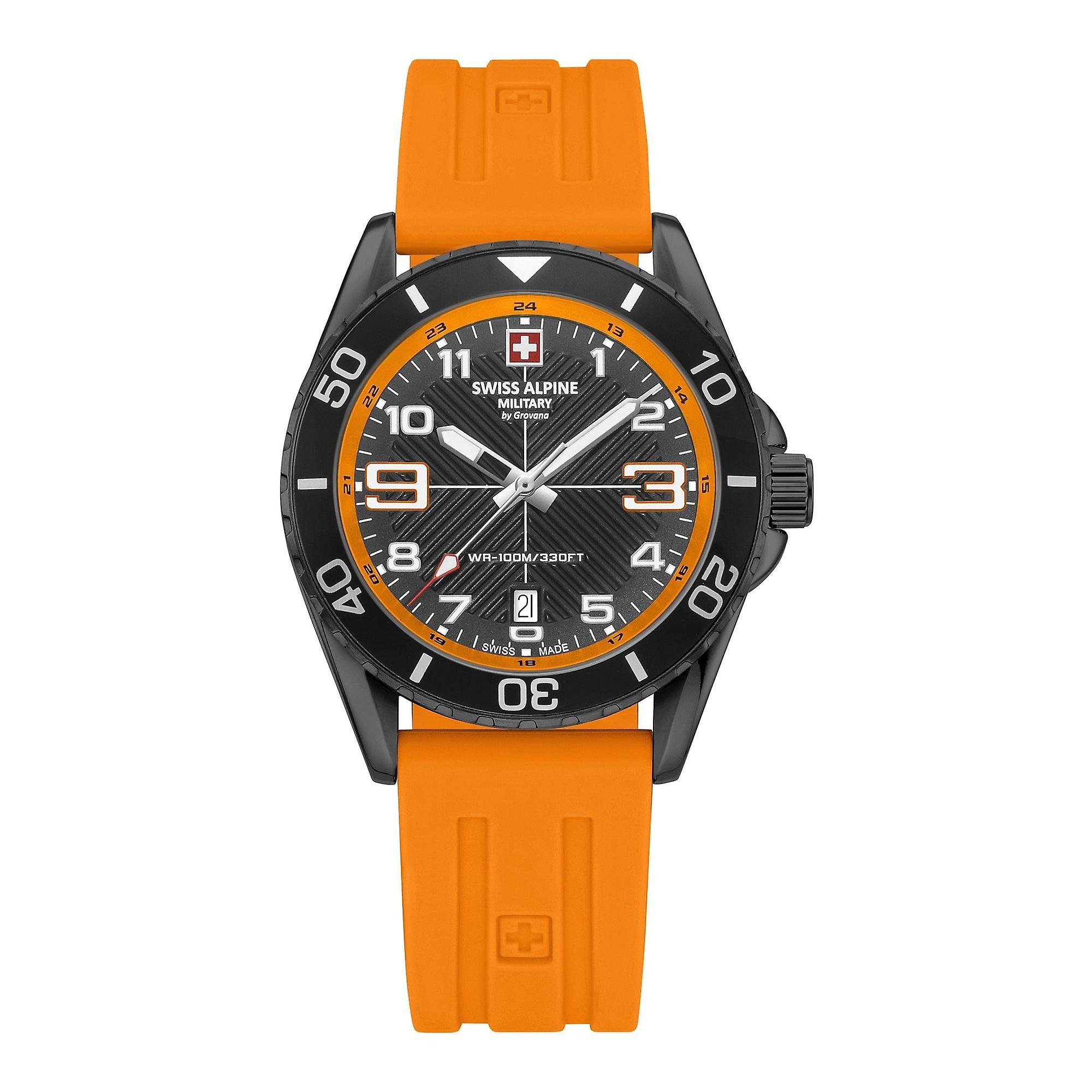 Swiss Alpine Military Men's Watch Analog Quartz 7029.1879SAM Silicone