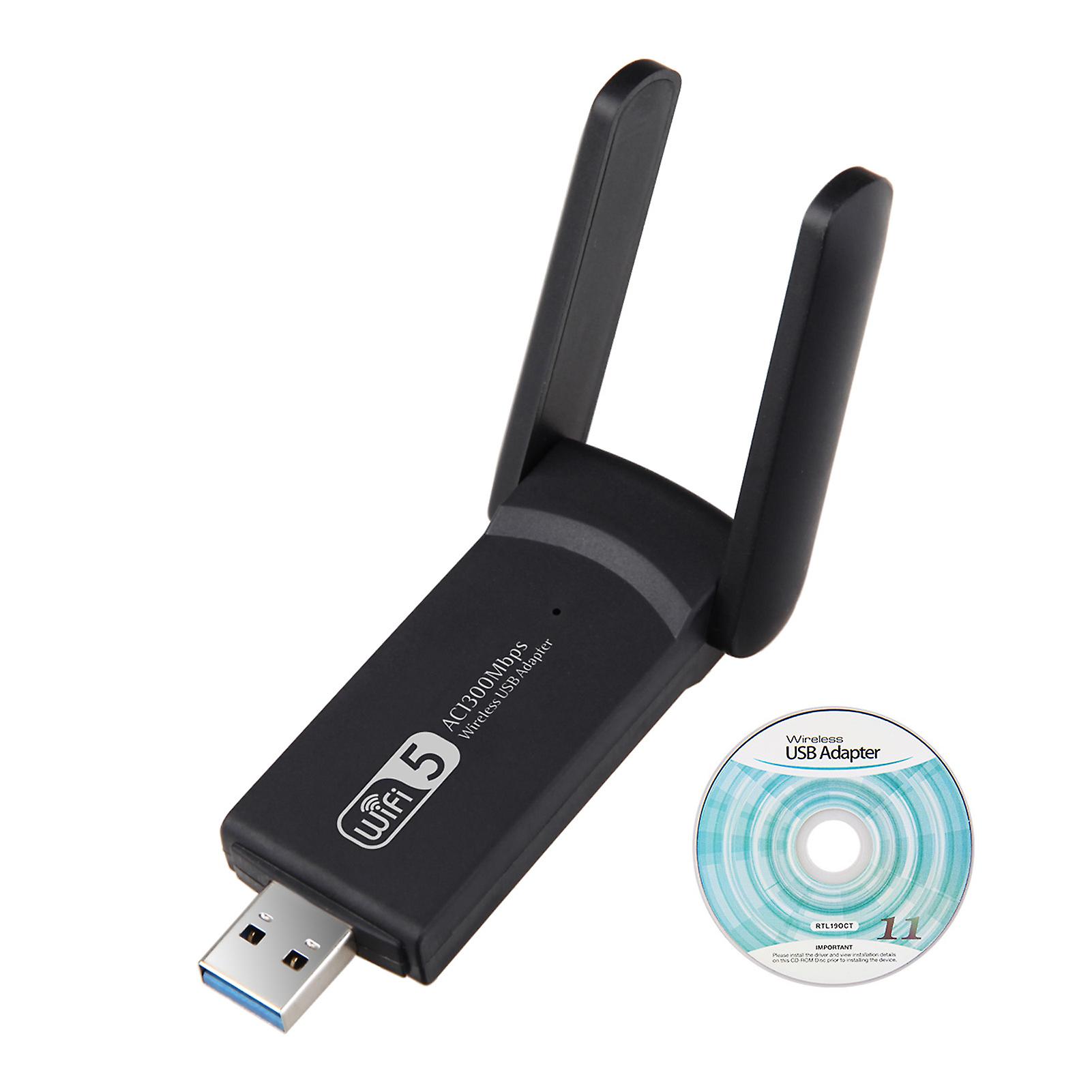 Network Card Mini Soft AP Launcher Function Realtek8812 Chip Transfer ABS 1300M 5G USB 3.0 WiFi Card