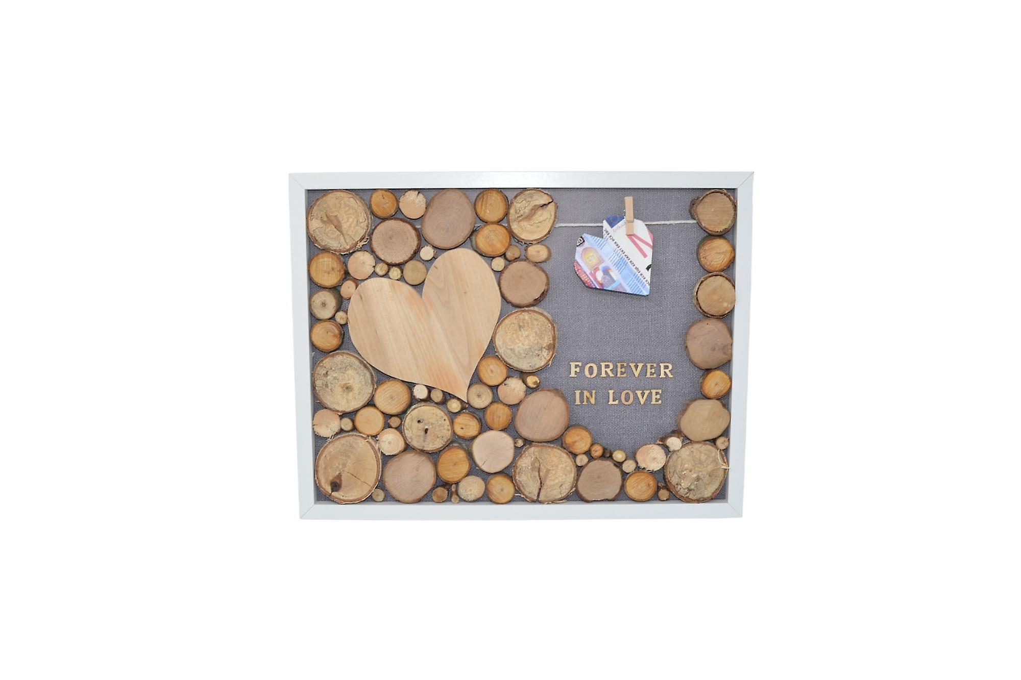 Holz Bilderrahmen "love" 43,5x33,5 Cm