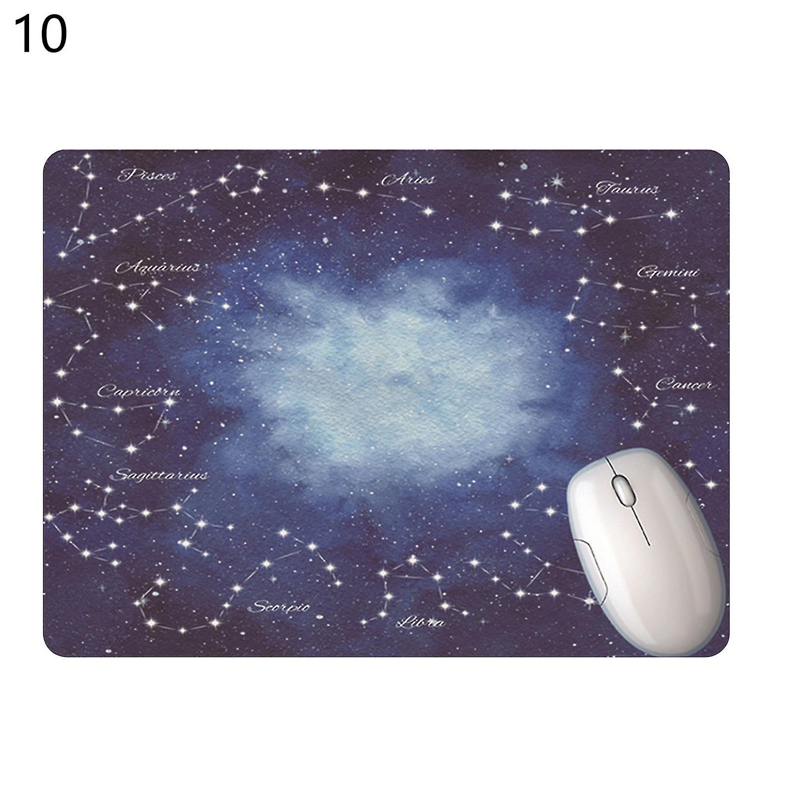 Mouse Pad Ultra-thin Non-slip Smooth Surface Starry Sky Desk Gaming Mousepad Wrist Rest For Laptop