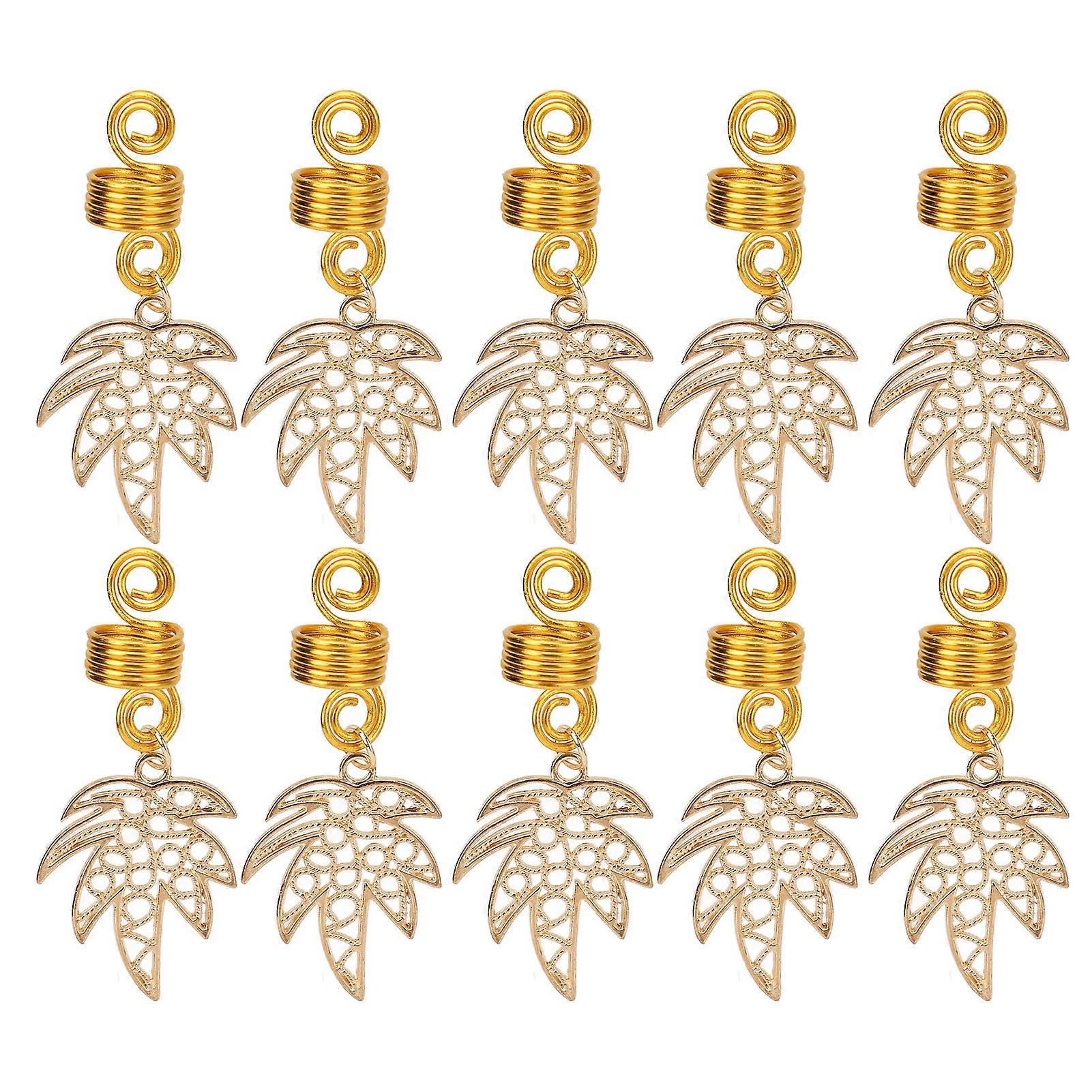 Beard Beads, Accessories, Maple Leaf, Pendant