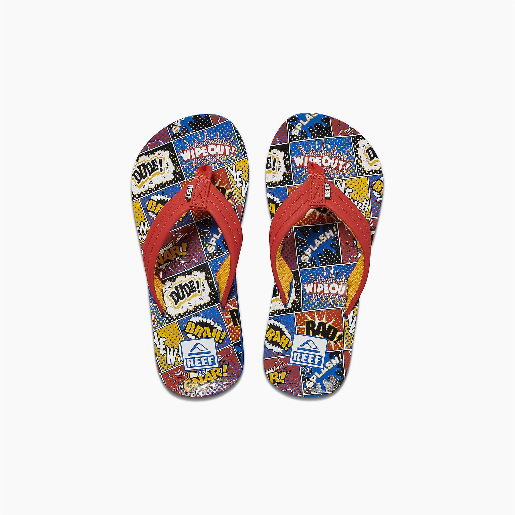 Reef Kids Sandals ~ Little Ahi Comic Book
