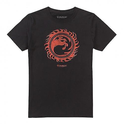 Magic The Gathering Mens Fire Mana T-Shirt