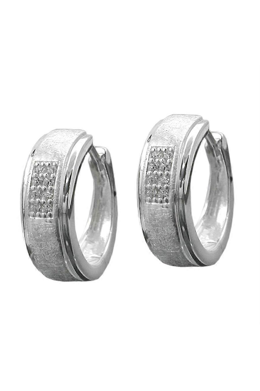 Hoop Earrings Zirconias Silver 925 - Gl91640