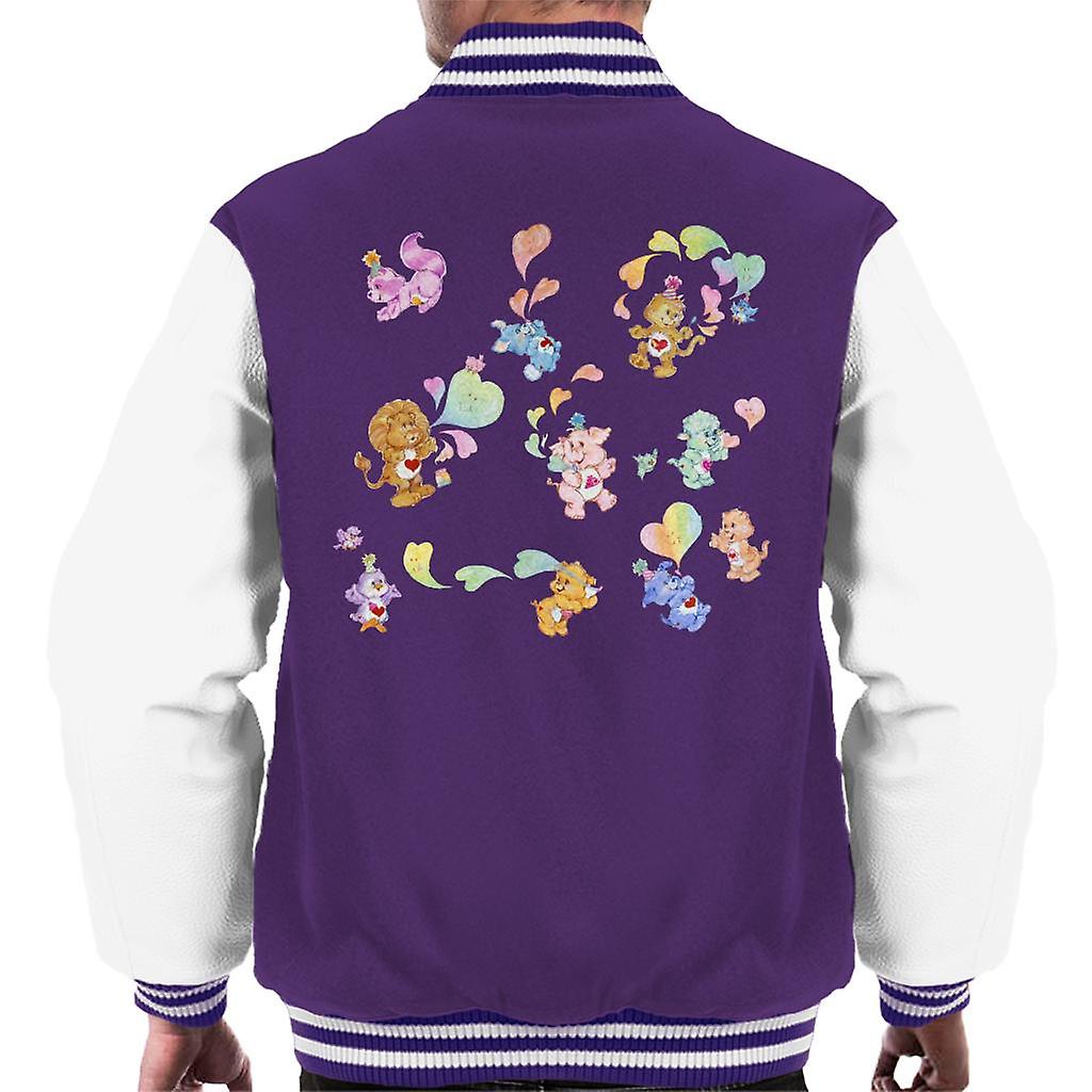Care Bears Love Heart Montage Hommes & s Varsity Jacket
