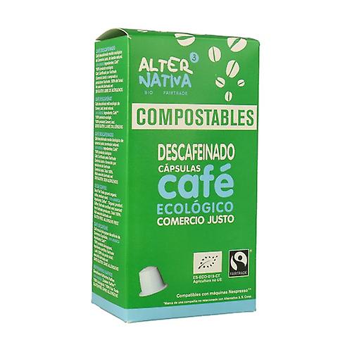 Organic Compostable Capsules of Decaffeinated Coffee 10 capsules
