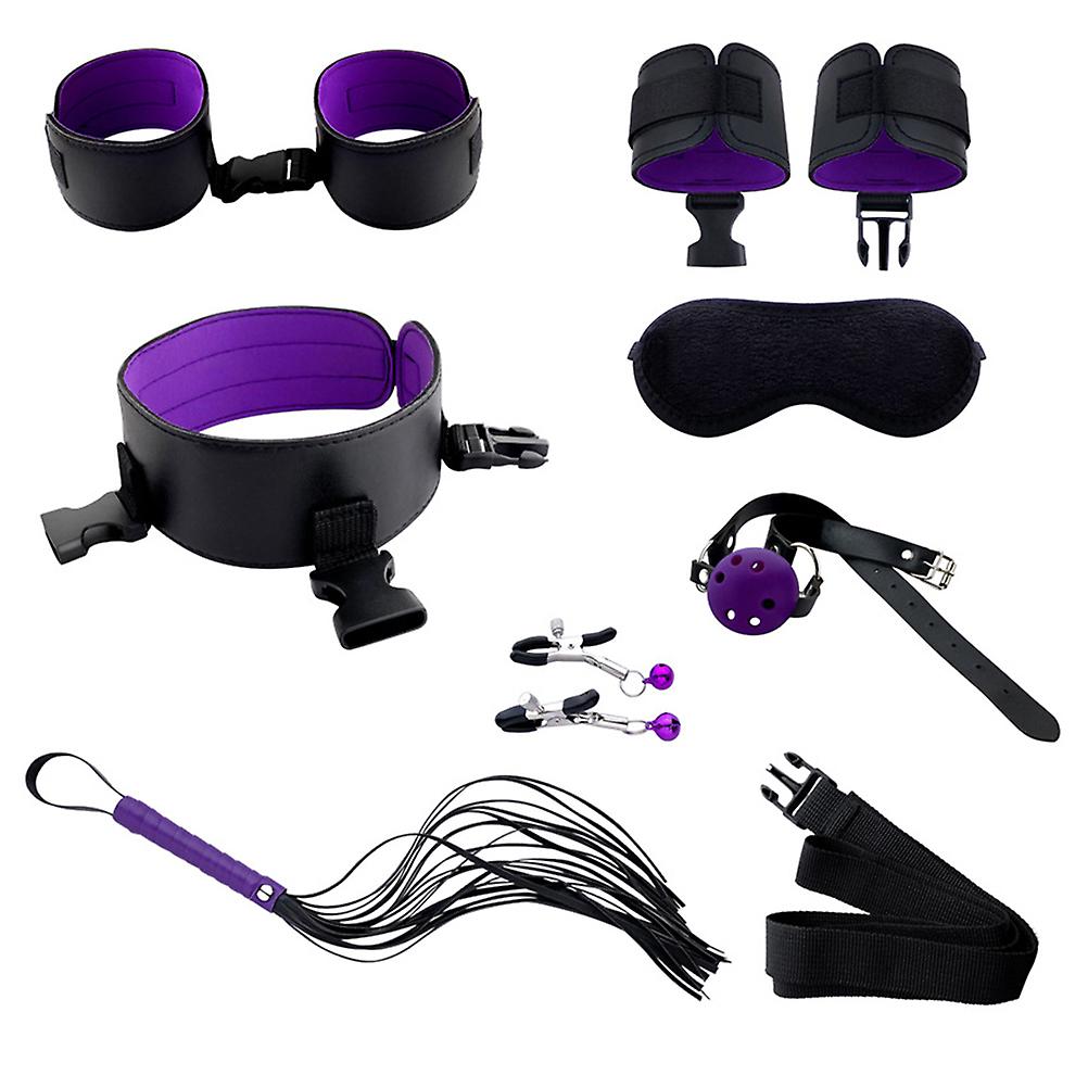 26 قطعة مجموعة الجنس لعبة جلد PU مجمعة مجموعة ربط SM مجموعة للأزواج البالغين بدلة مثيرة للأزواج اللعب