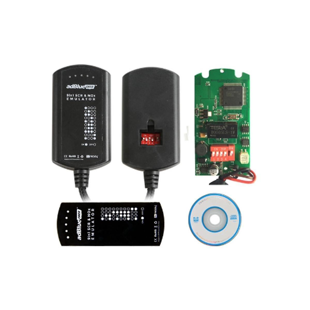 Newest A+ Full Chip Adblue 9 In 1 Upgrade compatible with 9 Trucks Ad Blue Emulator Heavy Duty No Need Any Soft