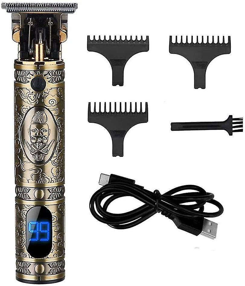 Hair Clippers,cordless Rechargeable Grooming Kits T-blade Close Cutting Trimmer