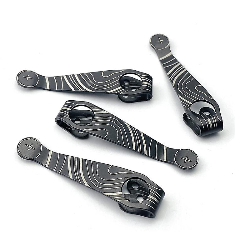Titanium Pocket Knife Back Clip For Spyderco C81 Paramilitary 2 C223 Para 3 C11 Delica 4 C10 Endura 4 C85 Yojimbo Folding Knife