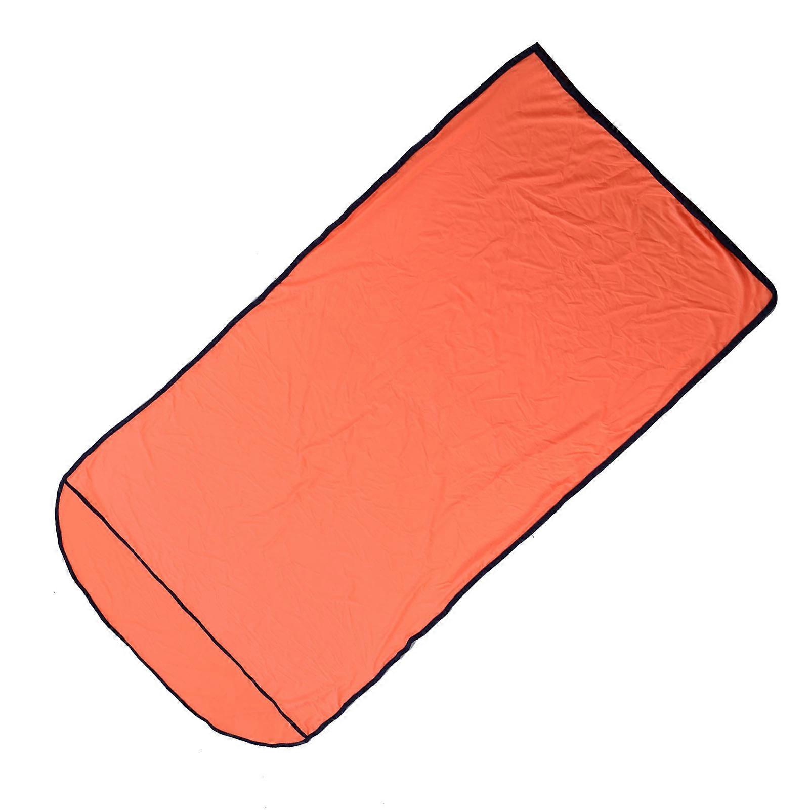 Ultralight Orange Sleeping Bag Liner 200x80cm Multifunctional