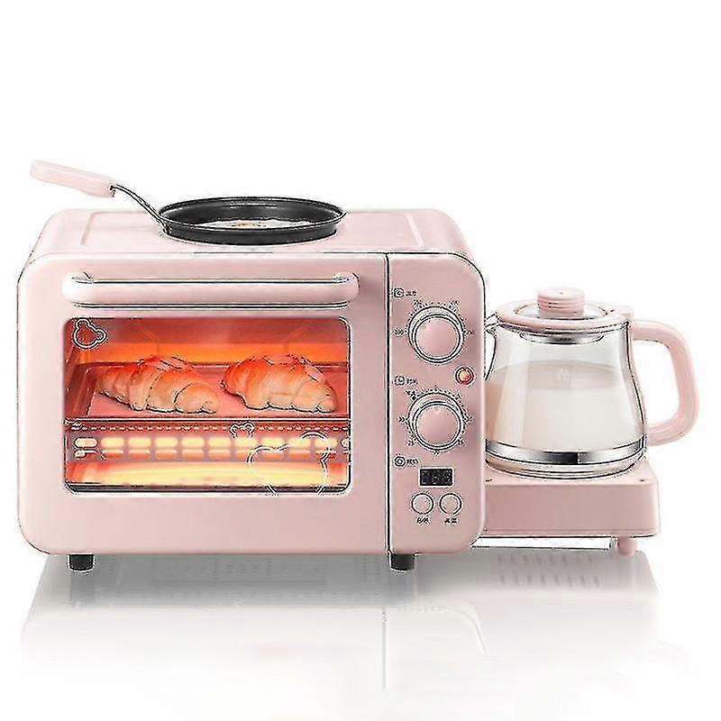 Multifunctional toaster oven breakfast machine coffee machine egg cooking pan three in one