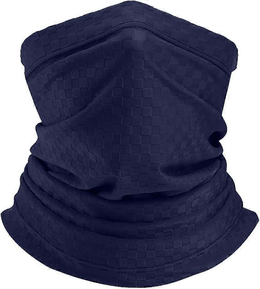 Multifunctional Bandana Neck Gaiter Unisex Balaclava Elastic Balaclava Scarf Gaiter UV Residence for Motorcycle Skiing Running Cycling HikingBlue