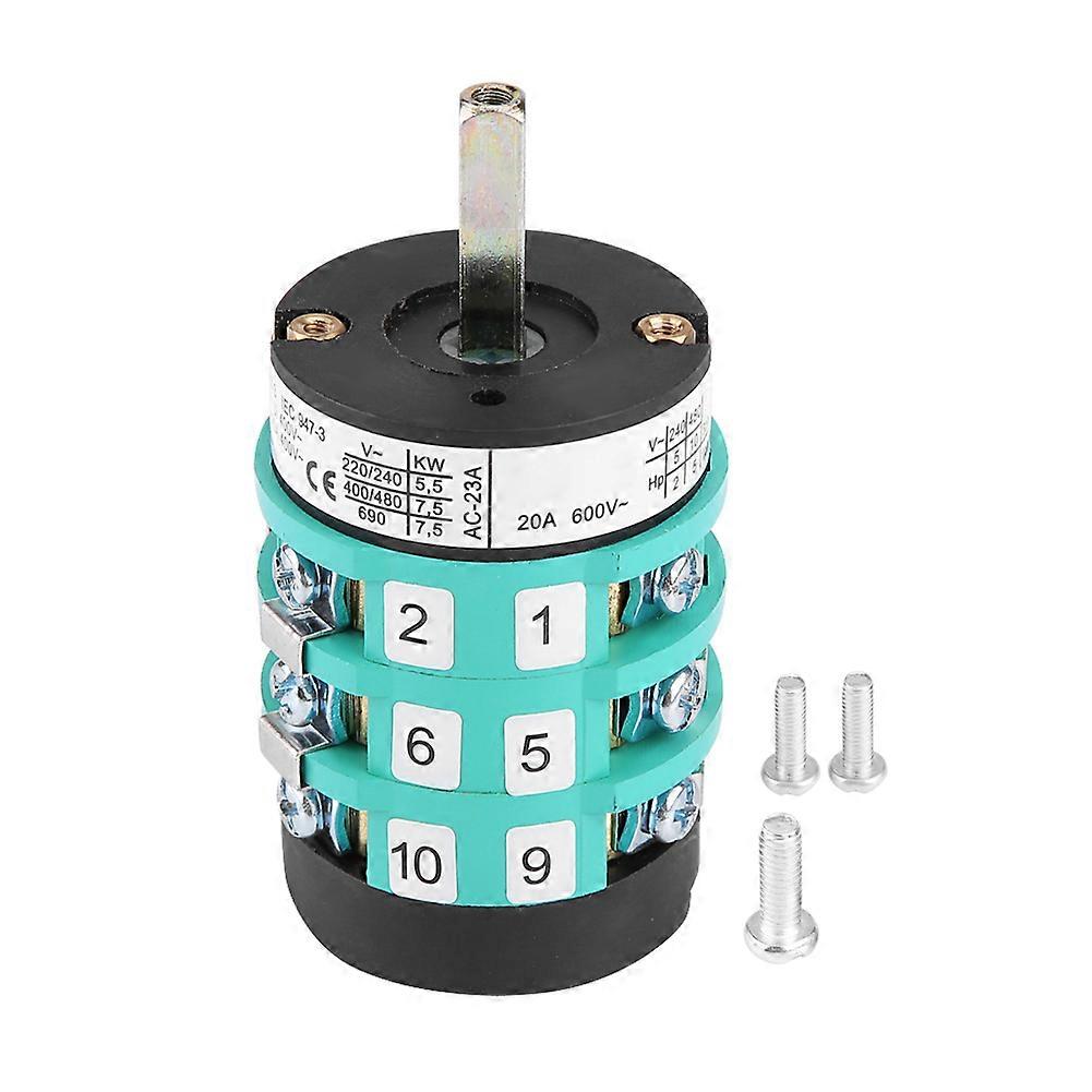 220V/380V Tire Changer Machine Motor Forward Reverse Switch Turn Table Pedal Switch 20A (A)