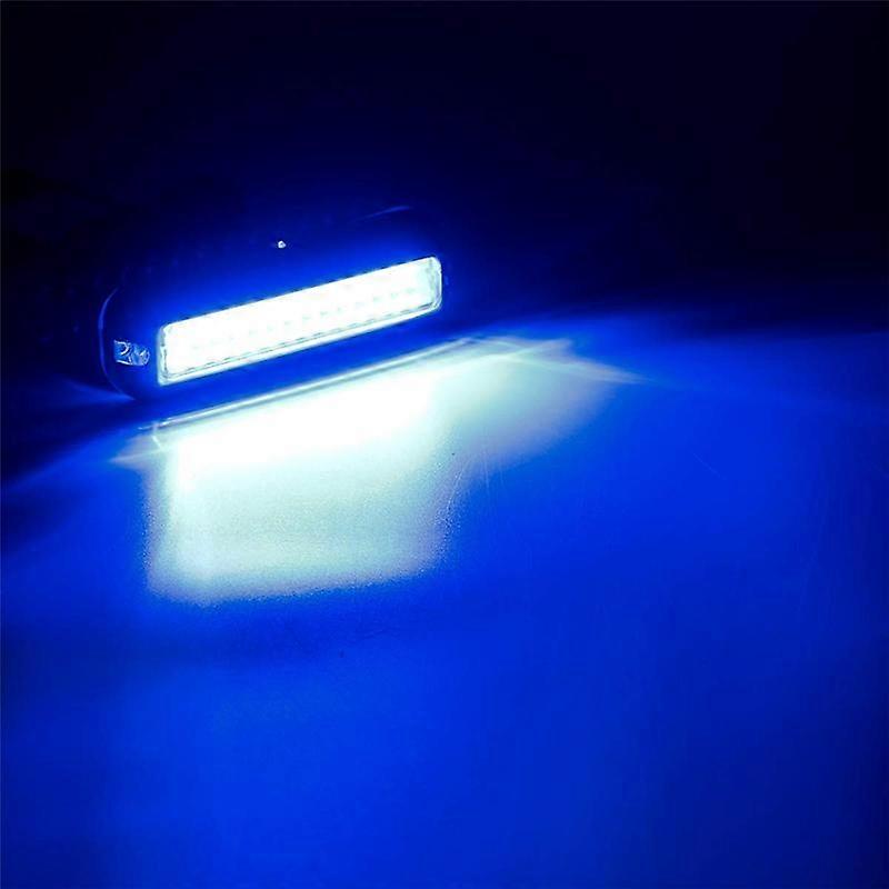 50W 42 LEDs Boat Transom Light Stainless Steel Waterproof Marine Boat Underwater Pontoon Transom Lamp Universal,Blue