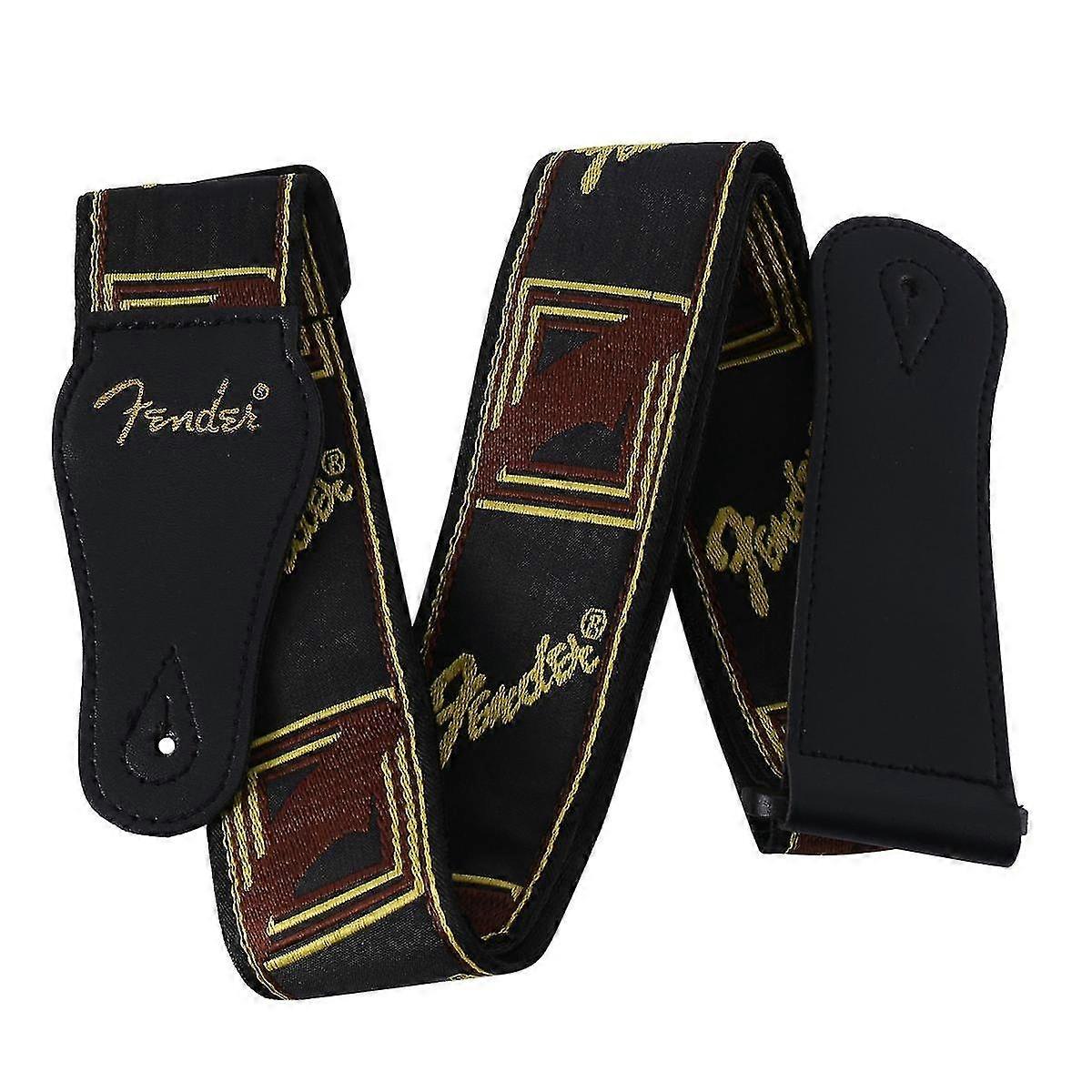 Folk Gitarr Rem Klassisk Trägitarr Elgitarr Universal Strap Mode Broderi Rem Acce