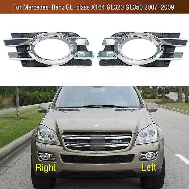 Για Mercedes-Benz GL-class X164 GL320 GL350 2007-2009 Φως φώτων ομίχλης Πλαίσιο μάσκας Κάλυμμα κελύφους Κάλυμμα ομίχλης Κάλυμμα καπακιού ομίχλης