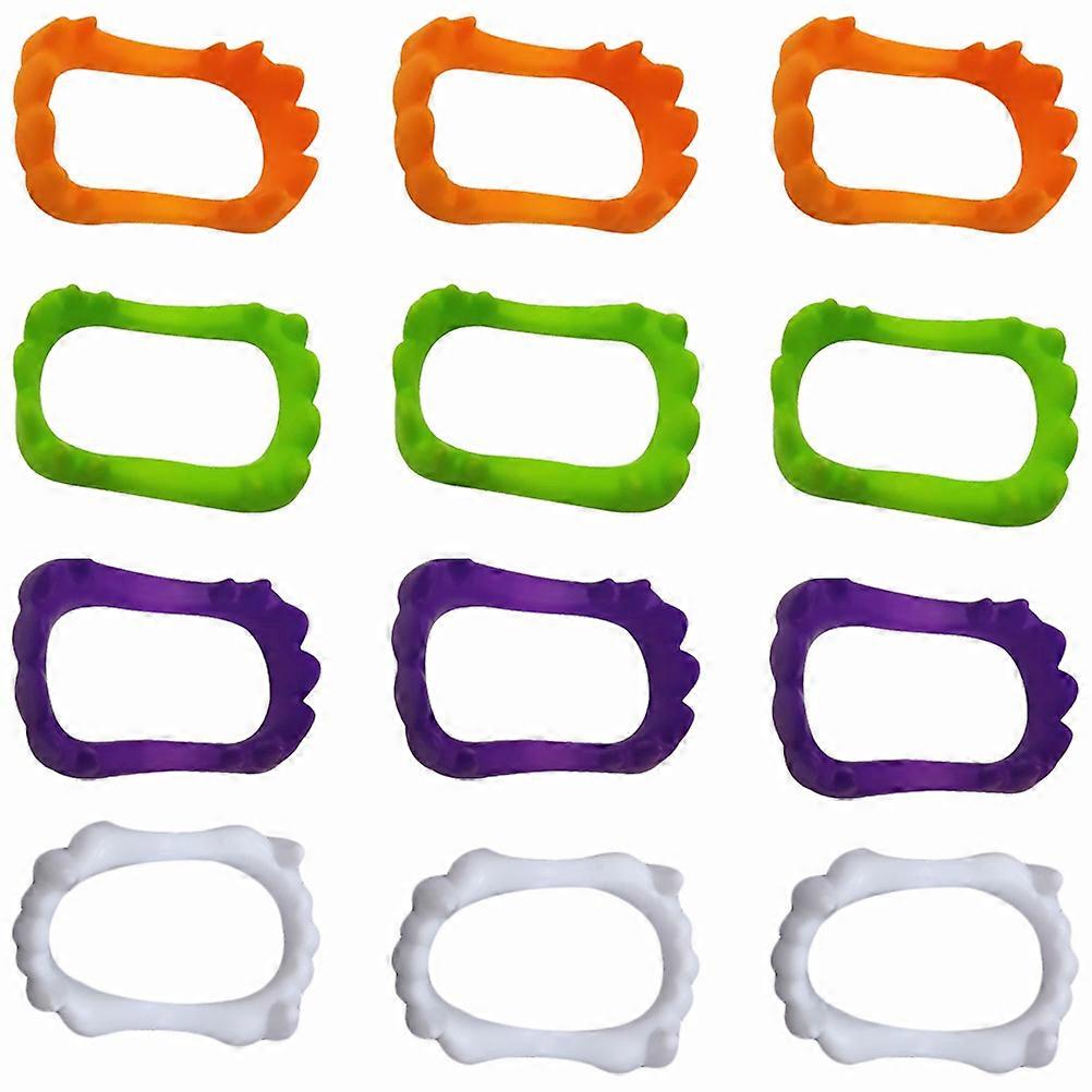 100pcs Halloween Denture Plastic Denture Teeth Funny Party Costume Props