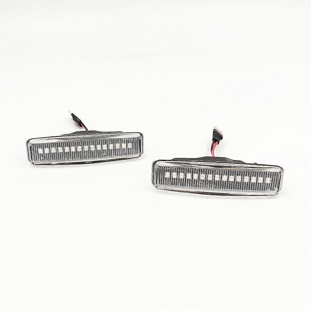 1Pair For Bmw 5 Series 5er E39 Mod Bj 12/95 - 6/03 Dynamic Led Turn Signal Side Marker Lights Flowing Sequential Blinker Light