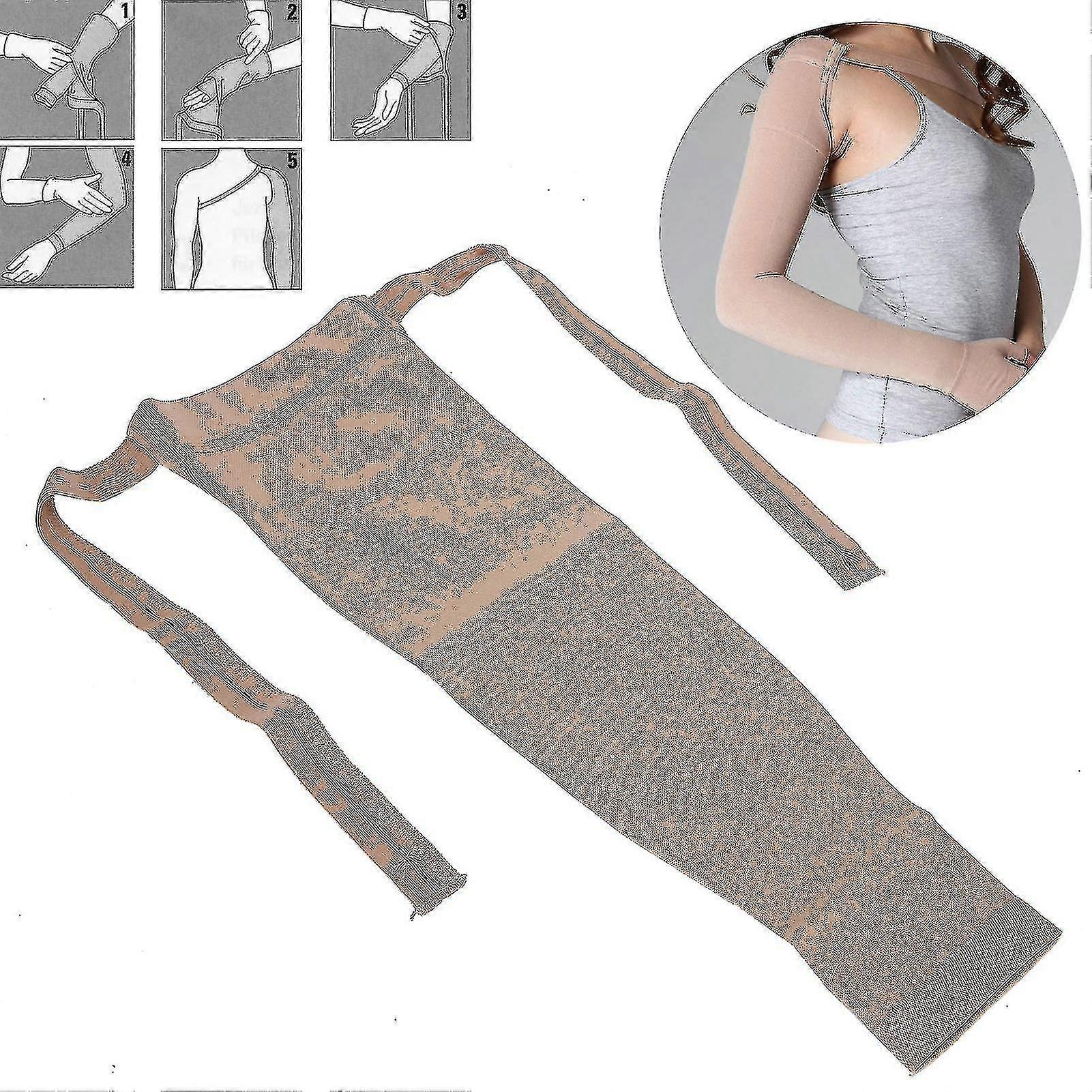 Post Mastectomia Manicotto di compressione Braccio elastico Anti gonfiore Linfedema Sollievo Sleeve Supporto ortopedico per donne paziente