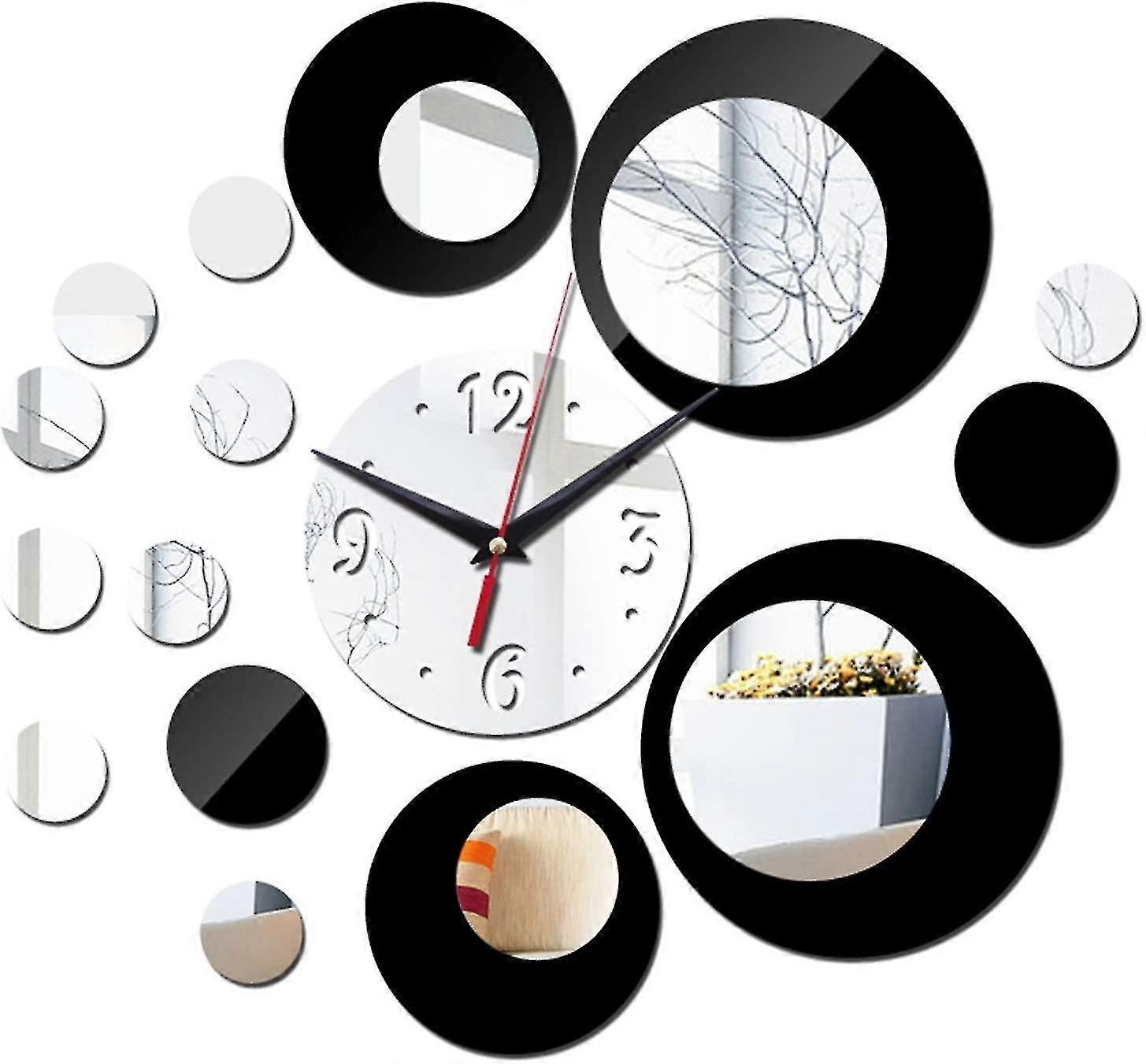 Wall Clock, Modern Large Number Round Clock