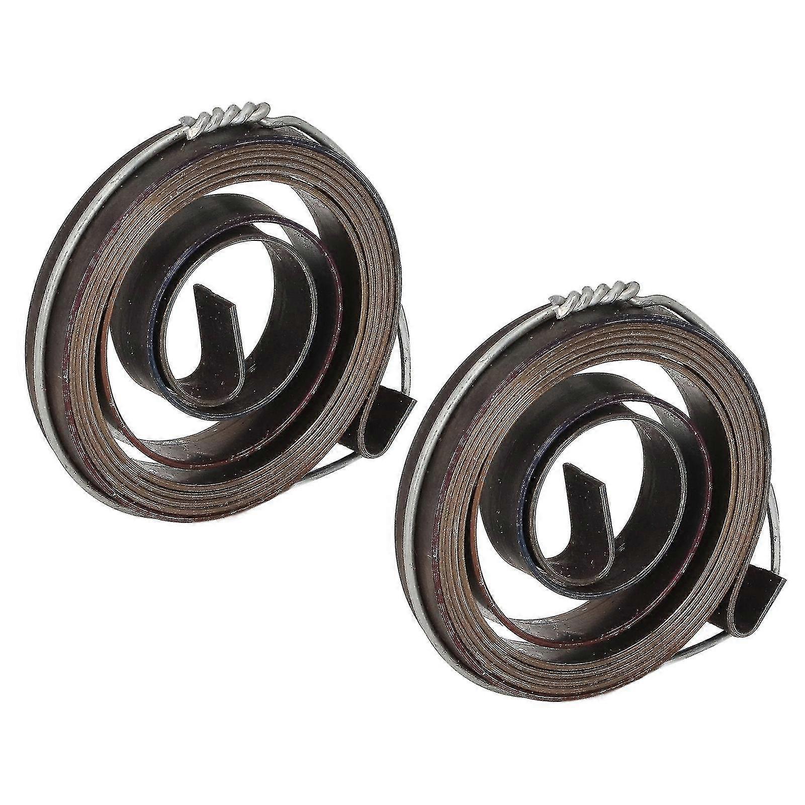 2pcs Bench Drill Press Return Spring Chromeplate Robust Stable Quill Feed Return Coil Spring