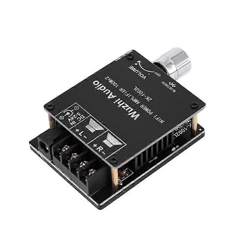 -1002L MINI Bluetooth 5.0 DC 5-24V Wireless Audio Digital Amplifier Stereo Board 100Wx2 Bluetooth A