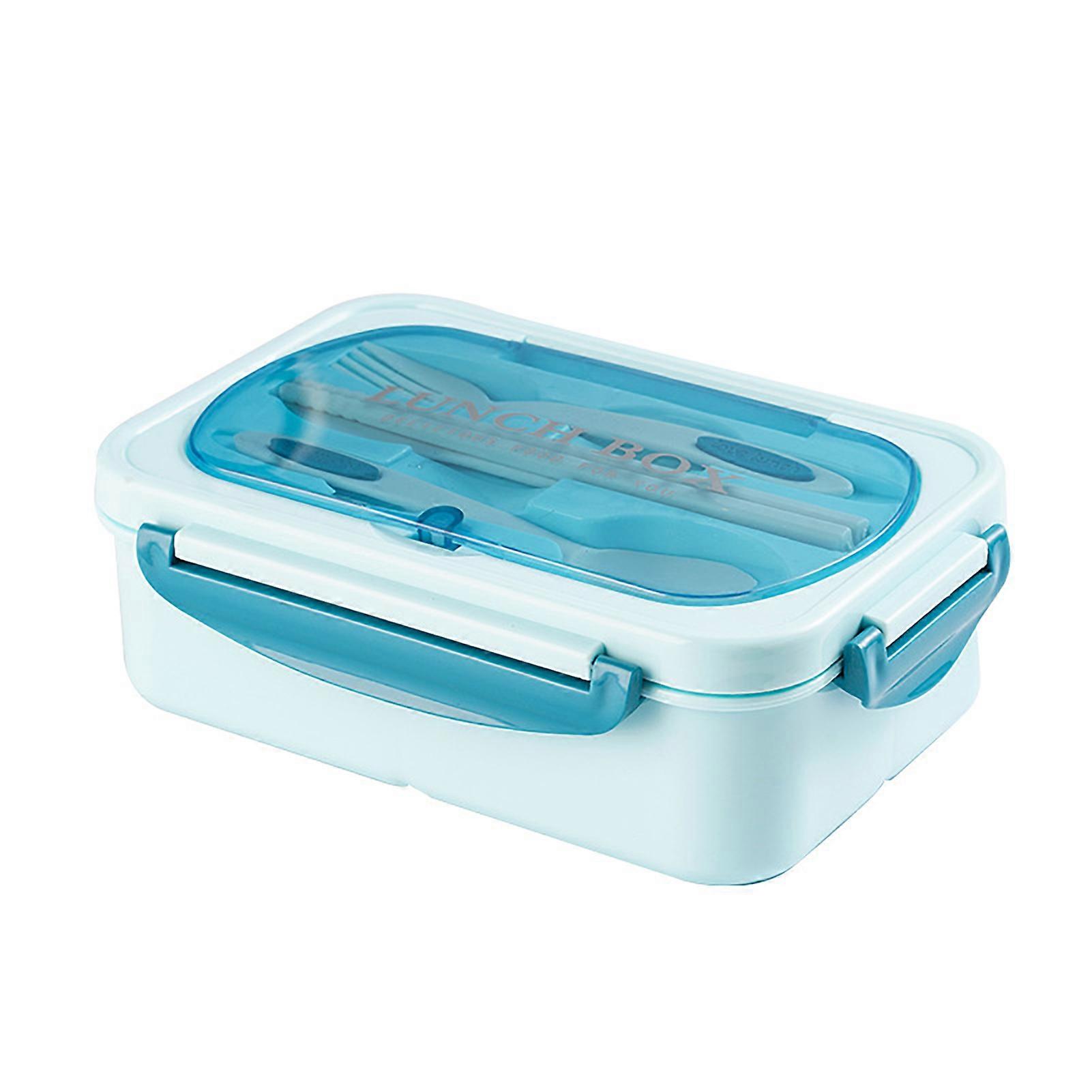Bento Lunch Box with Utensil Set Leakproof Compartment Large Capacity Microwaveable Lunch Containers