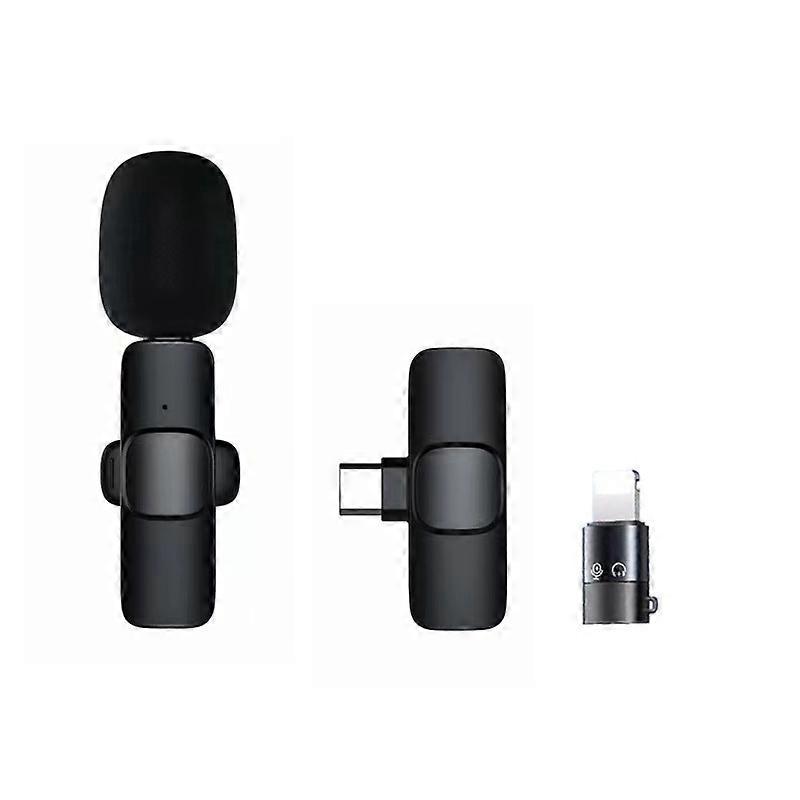 Wireless Lavalier Microphone Noise Reduction Mic For Tiktok Recording Vlog Live Streaming