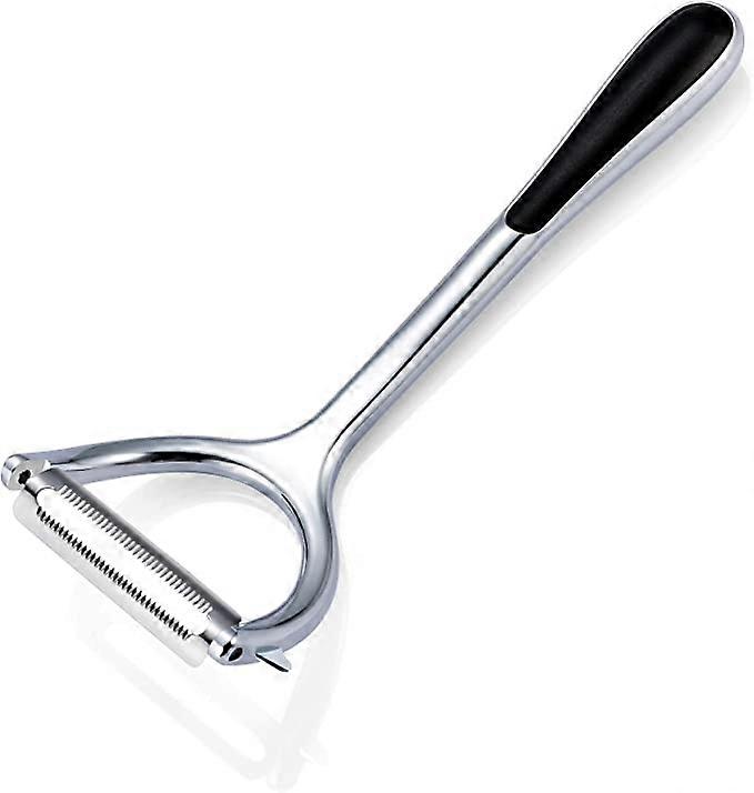 ZK-Sturdy, sharp, durable multipurpose fruit peeler with rotating stainless steel blade and non-slip handle for peeling potatoes, carrots, and a varie