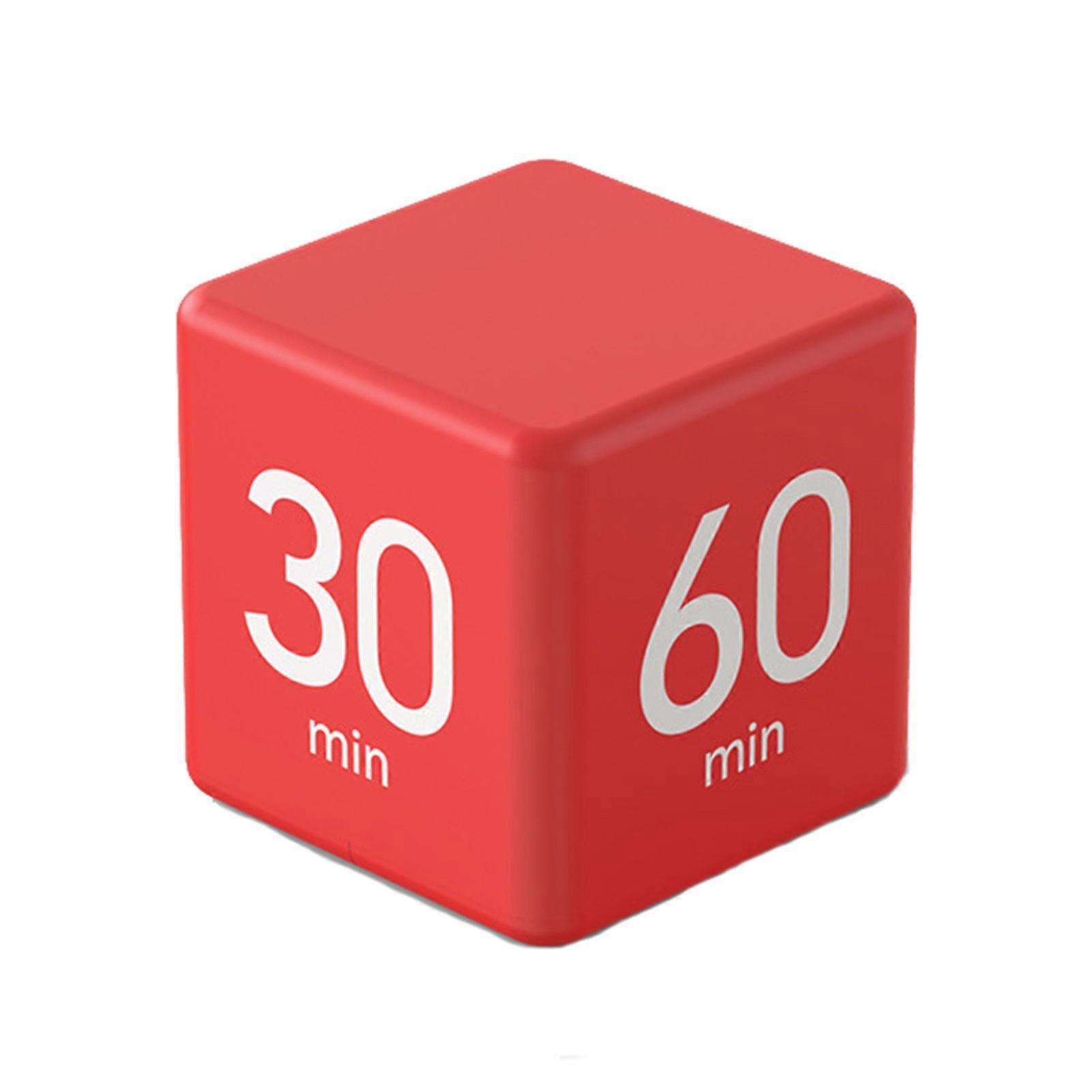 Wecker Timer Alarm Block Digital 20-60 Minuten Zeitmanagement Weiß