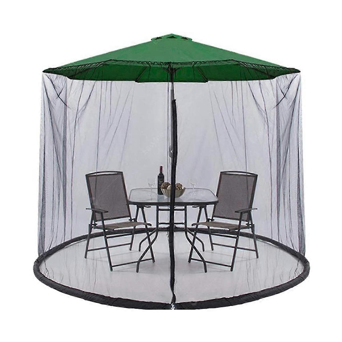 Outdoor Restaurant Patio with Zipper Closure Swing Mosquito Net Net Curtain Mesh Cover Polyester Me