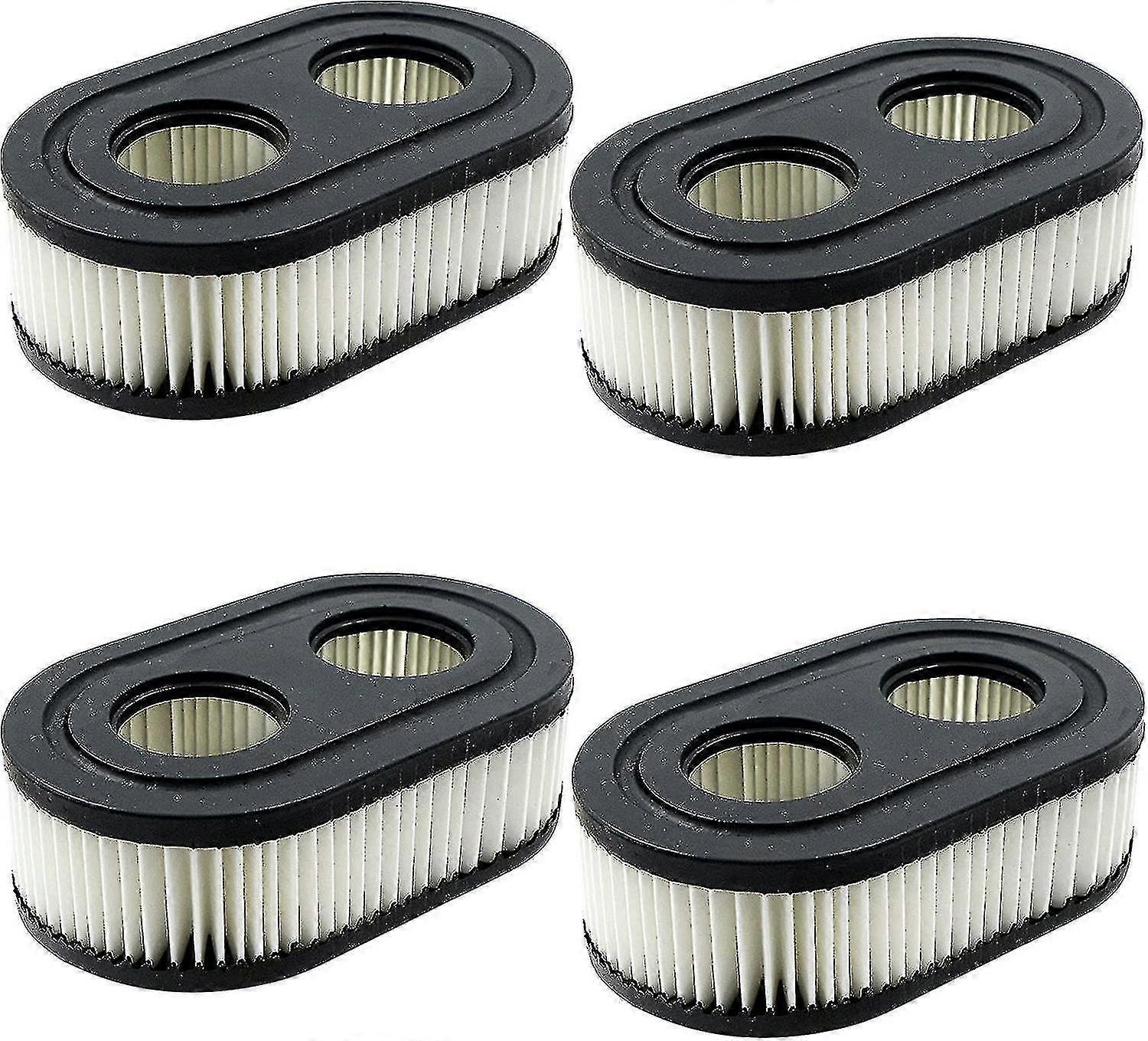 4 Piece Lawn Mower Filter Briggs Stratton Replace - Lawn Mower Air Filter, Replacement Engine Air Fi