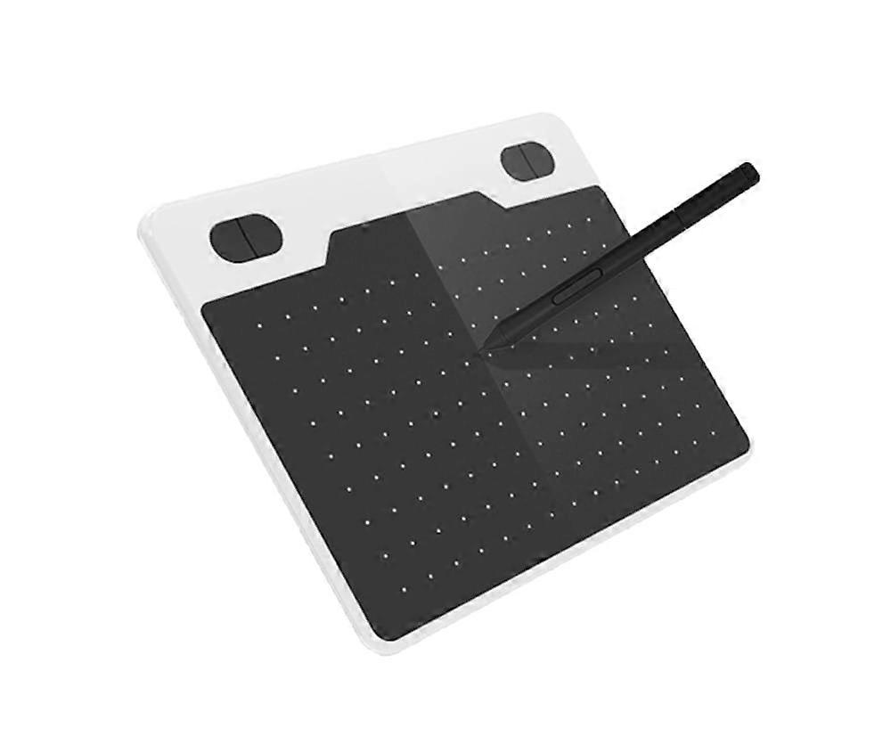 Mobile Phone Graphic Tablet Compact Compatible Light Digital Drawing Board for Windows for Mac OS - White