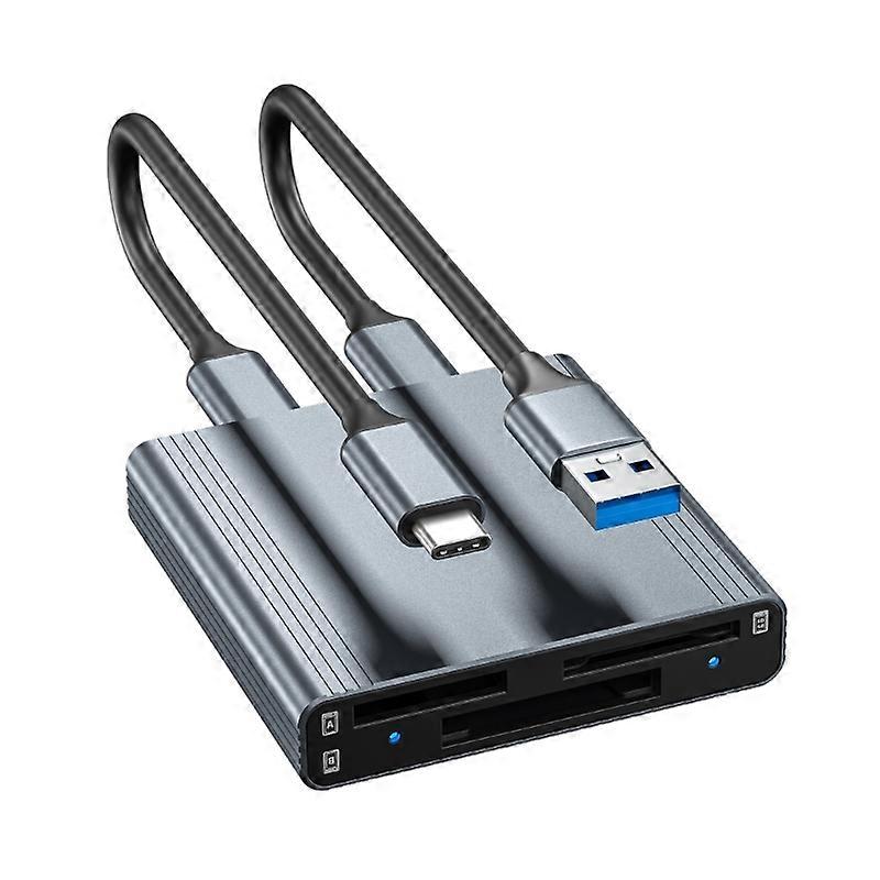 بطاقة ذاكرة CFexpress Type A / Type B / SD4.0 قارئ بطاقات 3 في 1 USB3.1 بسرعة 10 جيجابت في الثانية