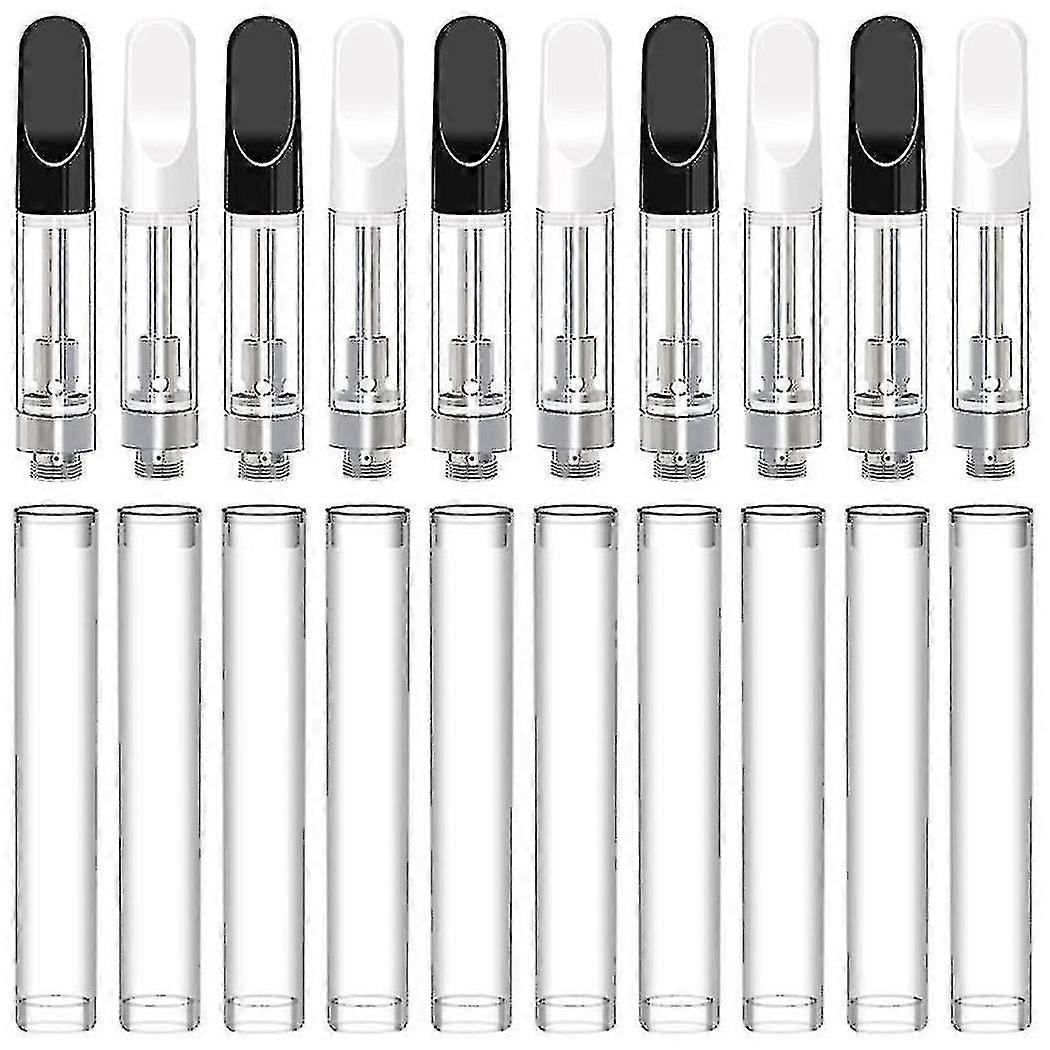 10 Pcs Empty Storage Cartridges For 1.0ml Glass Ceramics Easy To Fill-