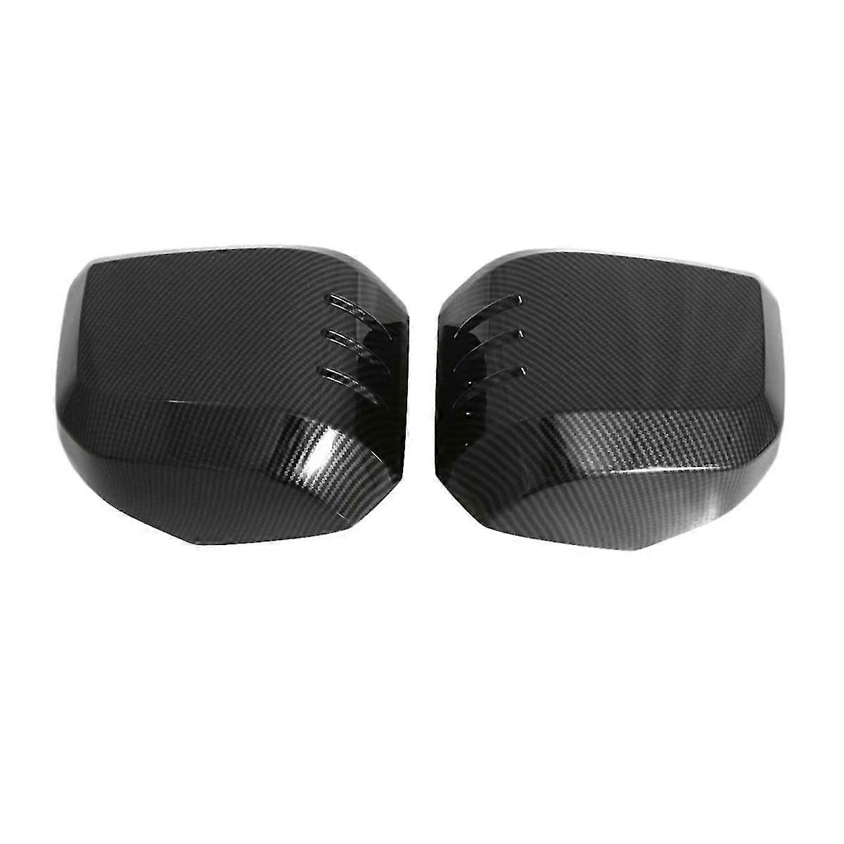 Car Rear View Side Mirror Shell Carbon Fiber Style Fit for Hiace 2019 Mirror Accessories,2Pcs