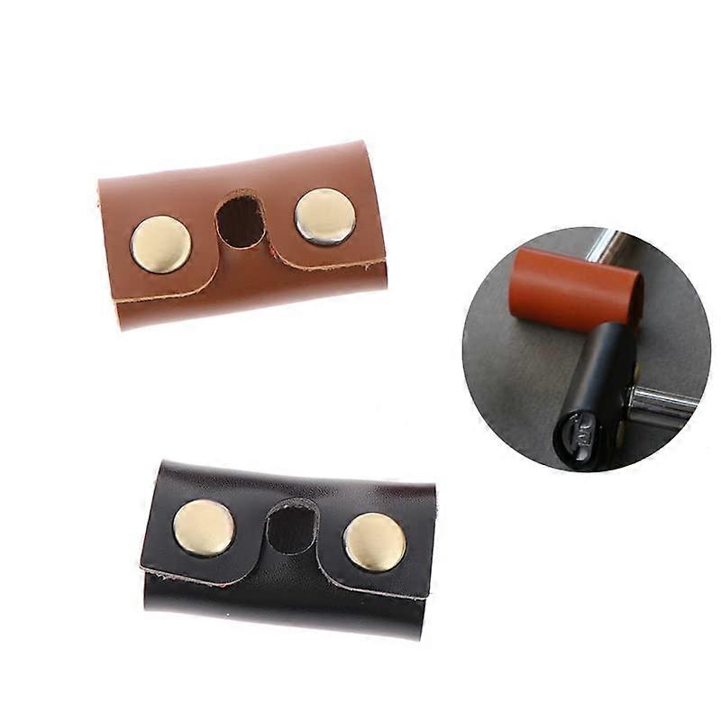 2 Pack Razor Protector Cover Shaver Safety Travel Case Blade Head Holder Double Edge Storage Leather Protective Sleeve Guard Sheath Accessories