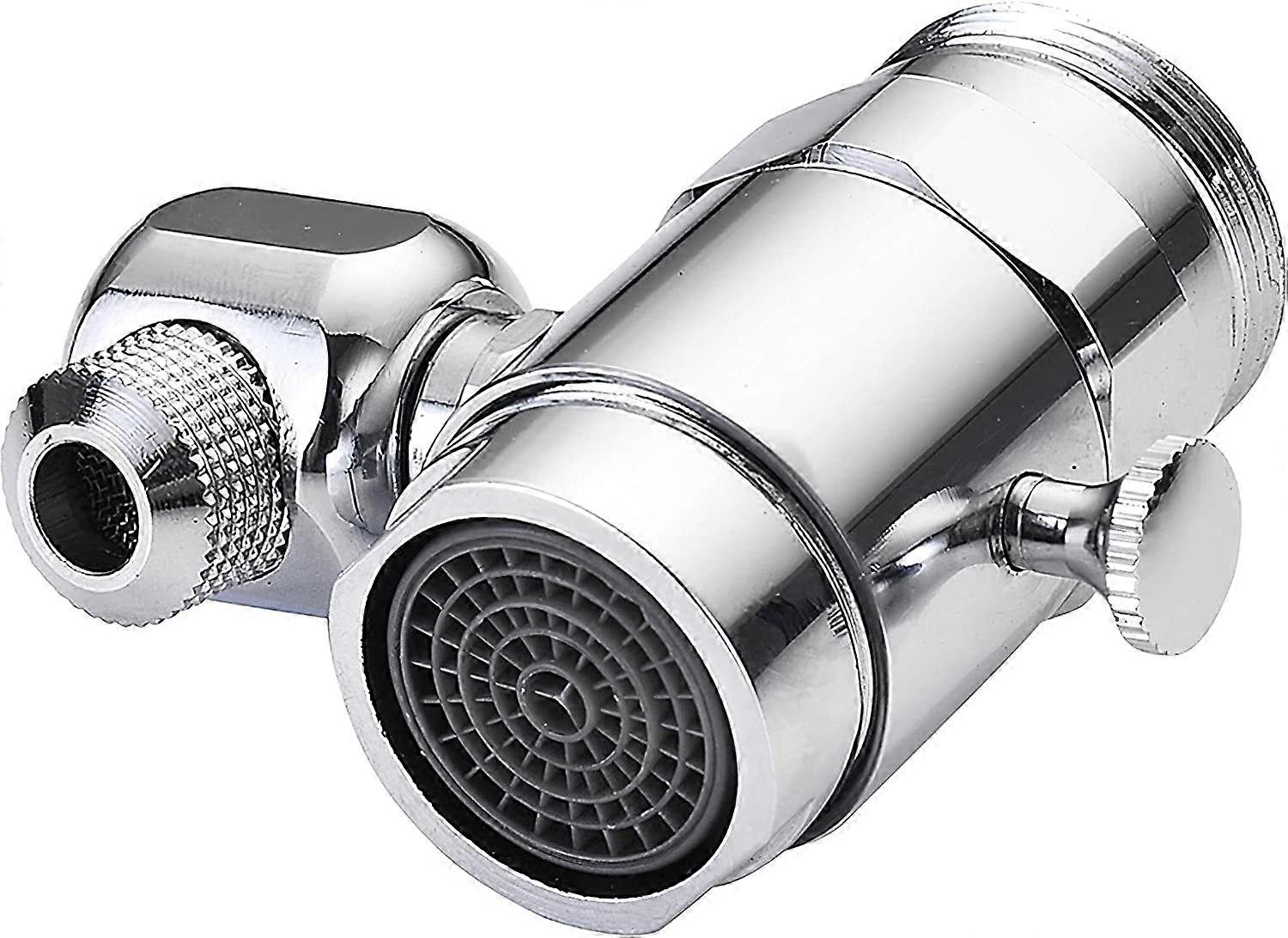 360 rotatable faucet aerator, dual function, splash protection