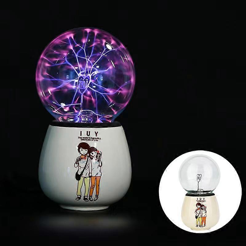 220v Magic Crystal Plasma Ball Touch Light Led Gift Lighting