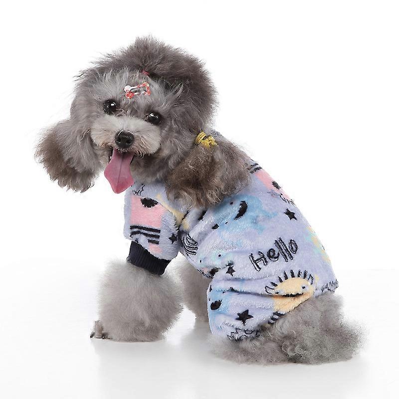 EVAGO Cute Penguin Xmas Pet Clothes for Dog Pajamas Soft Christmas Christmas Warm Dog Sweater Soft Cold Days Outfits with Elk Design, Pet Jumpsuits S