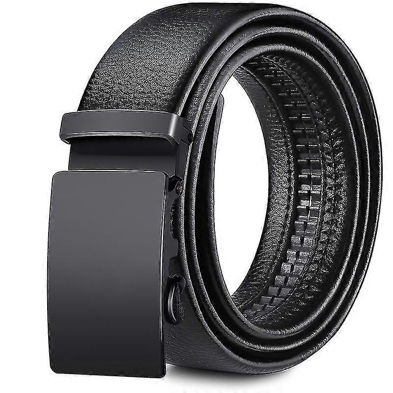 Men's Belt, Leather Belt for Men, Adjustable Ratchet Automatic Bu